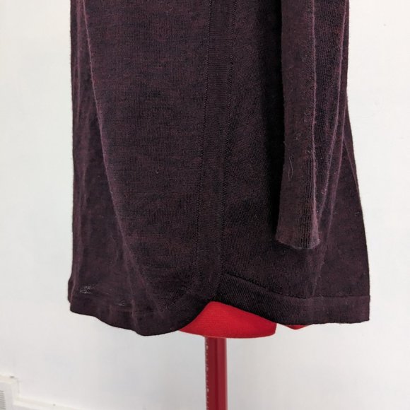 LOFT Maroon Lightweight Sweater - Picture 2 of 7
